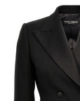 Dolce & Gabbana Black Virgin Wool Blazer