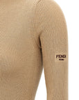 Fendi Beige Wool Short Dress