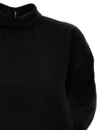 Max Mara Black Triacetate Short Dress
