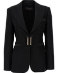 Max Mara Black Virgin Wool Blazer