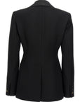 Max Mara Black Virgin Wool Blazer