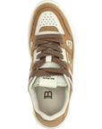Balmain Beige Polyester Low Top Sneakers