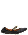 Tod's Black Lamb Leather Ballet Flats