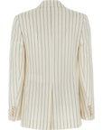 Max Mara White Cotton Blazer
