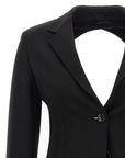 Max Mara Black Viscose Blazer