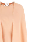 Max Mara Multicolor Silk Midi Dress