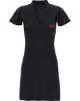 Balenciaga Black Cotton Short Dress