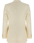 Brioni White Wool Blazer