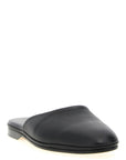 Brioni Black Calfskin Mules