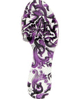 Dolce & Gabbana Purple Plastic Slides