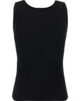 Kenzo Black Viscose Sleeveles T-Shirt