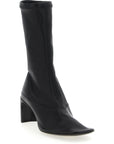 Jil Sander Black Lamb Leather Ankle Boots