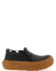 Moschino Black Leather Chunky Sneakers