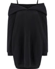 MM6 Maison Margiela Black Cotton Short Dress