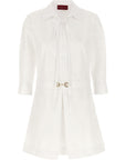 Gucci White Cotton Short Dress