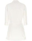 Gucci White Cotton Short Dress