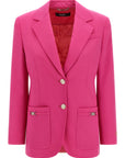 Versace Fuchsia Virgin Wool Blazer