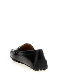 Tod's Black Calfskin Slip-On Loafers