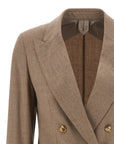Max Mara Beige Cashmere Blazer