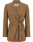 Max Mara Brown Virgin Wool Blazer