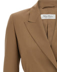 Max Mara Brown Virgin Wool Blazer