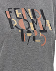 Fendi Gray Cotton T-Shirt