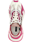 Dolce & Gabbana Fuchsia Viscose Athletic Sneakers