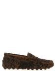 Tod's Brown Calfskin Slip-On Loafers
