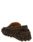 Tod's Brown Calfskin Slip-On Loafers