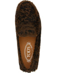 Tod's Brown Calfskin Slip-On Loafers