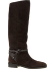 Jimmy Choo Brown Leather Over The Knee