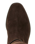 Jimmy Choo Brown Leather Over The Knee