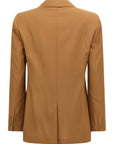 Max Mara Brown Virgin Wool Blazer