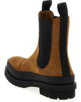 Stella McCartney Brown Viscose Ankle Boots