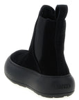 Moschino Black Calfskin Chelsea Boots