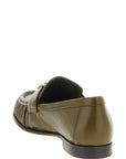 Fendi Bicolor Lamb Leather Slip-On Loafers