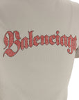 Balenciaga Gray Cotton T-Shirt