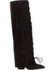 Paris Texas Brown Calfskin Over The Knee