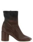 MM6 Maison Margiela Brown Lambskin Ankle Boots