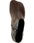 MM6 Maison Margiela Brown Lambskin Ankle Boots