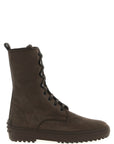 Tod's Brown Calfskin Ankle Boots