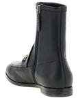 Gucci Black Lamb Leather Ankle Boots