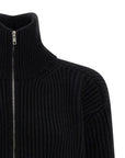 MM6 Maison Margiela Black Wool Short Dress