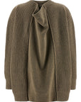 MM6 Maison Margiela Beige Virgin Wool Short Dress