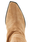 Jimmy Choo Beige Leather Over The Knee