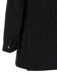 Max Mara Black Virgin Wool Blazer