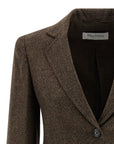Max Mara Brown Virgin Wool Blazer
