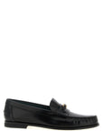 Tod's Black Calfskin Slip-On Loafers