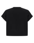 Balmain Black Cotton T-Shirt