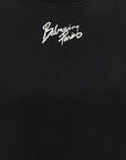 Balmain Black Cotton T-Shirt